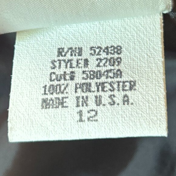 Vintage Studio NWT SZ12 Black classic short sleeve shift dress Vintage Wardrobe - Picture 8 of 9